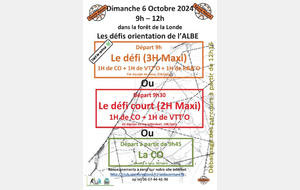 Les Défis orientation de l'ALBE